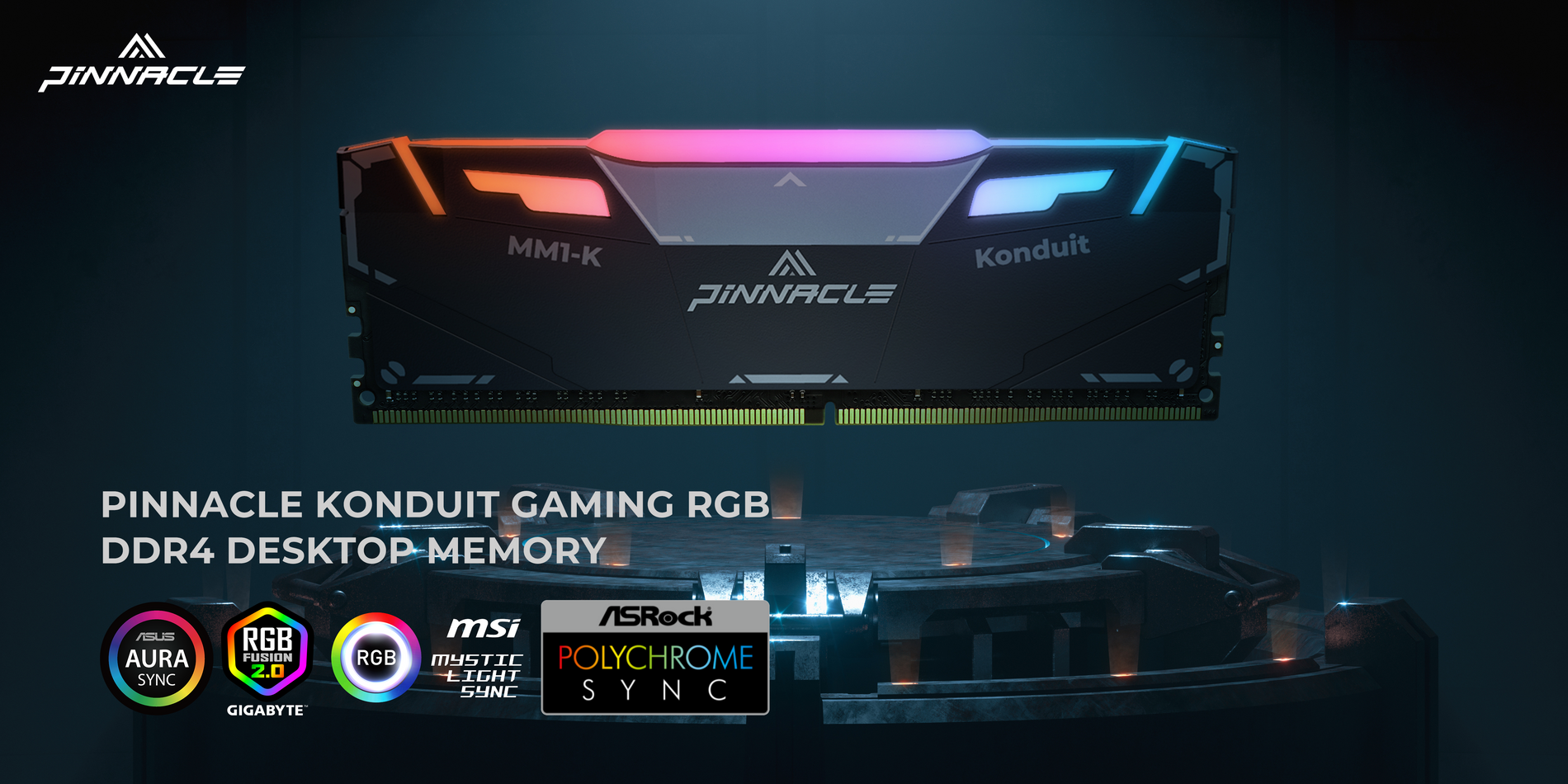 Launch! Pinnacle Konduit DDR4 RGB Gaming Memory