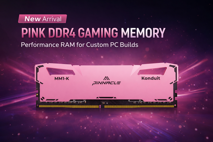 Think in Performance. Build in Pink. - KONDUIT DDR4 Gaming RAM