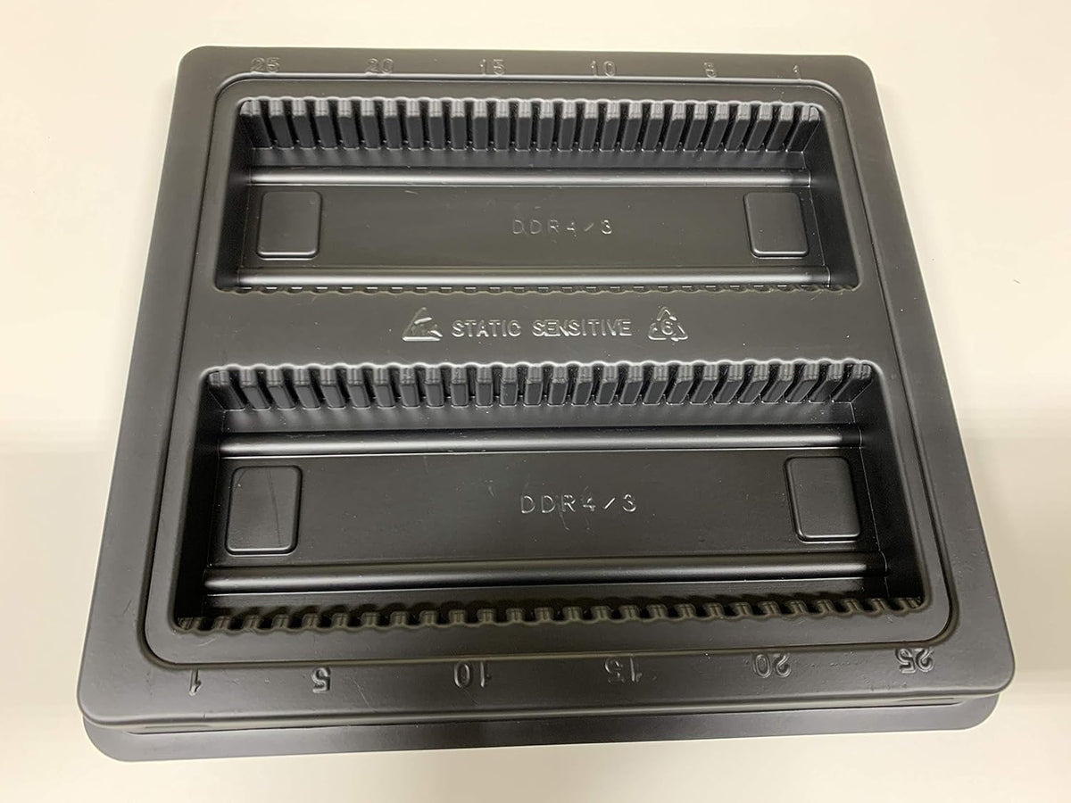 Memory Package Tray with Cover fit 50PCs DDR5 / DDR4 / DDR3 SODIMM/Not