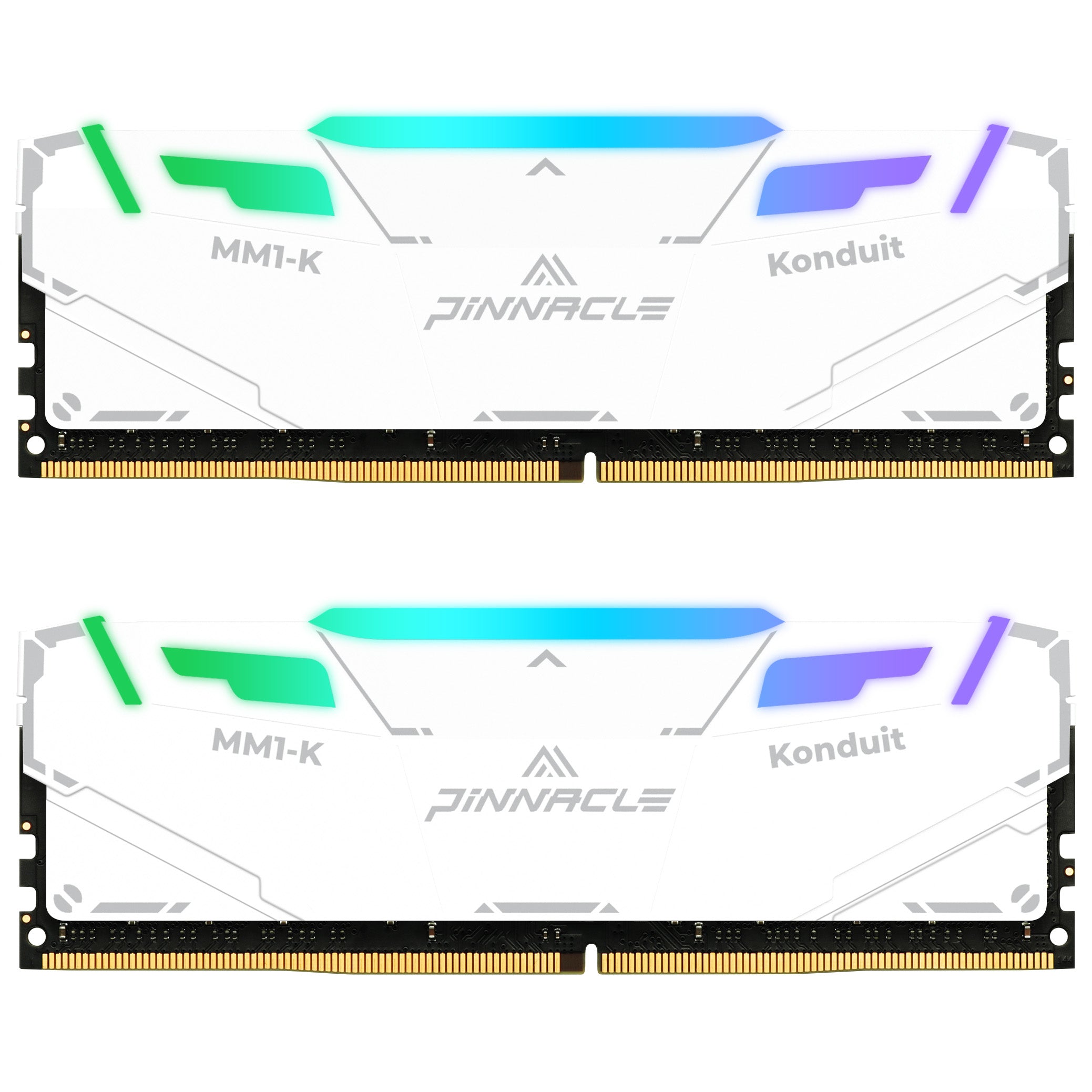 Pinncale Konduit RGB White DDR4 Dummy Light Enhancement Kit (No Physical Memory)