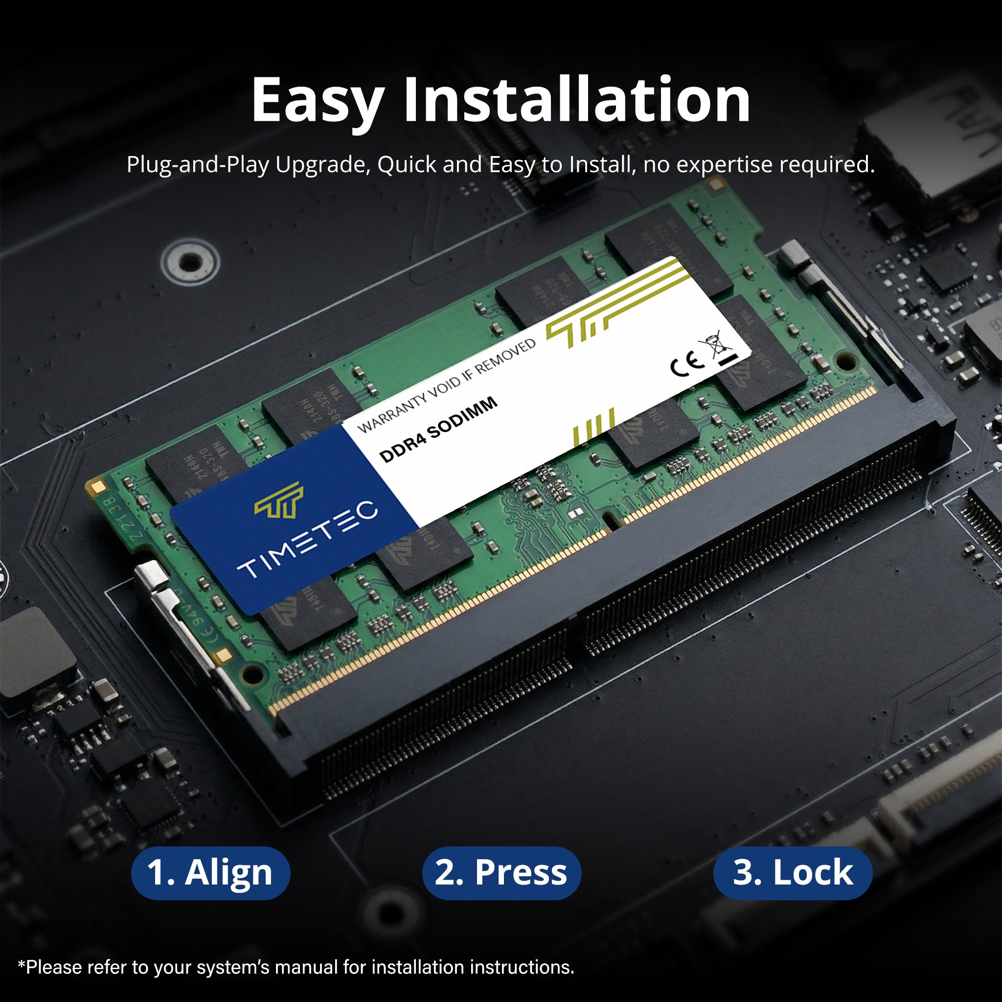 TIMETEC PREMIUM DDR4 SODIMM Laptop Memory