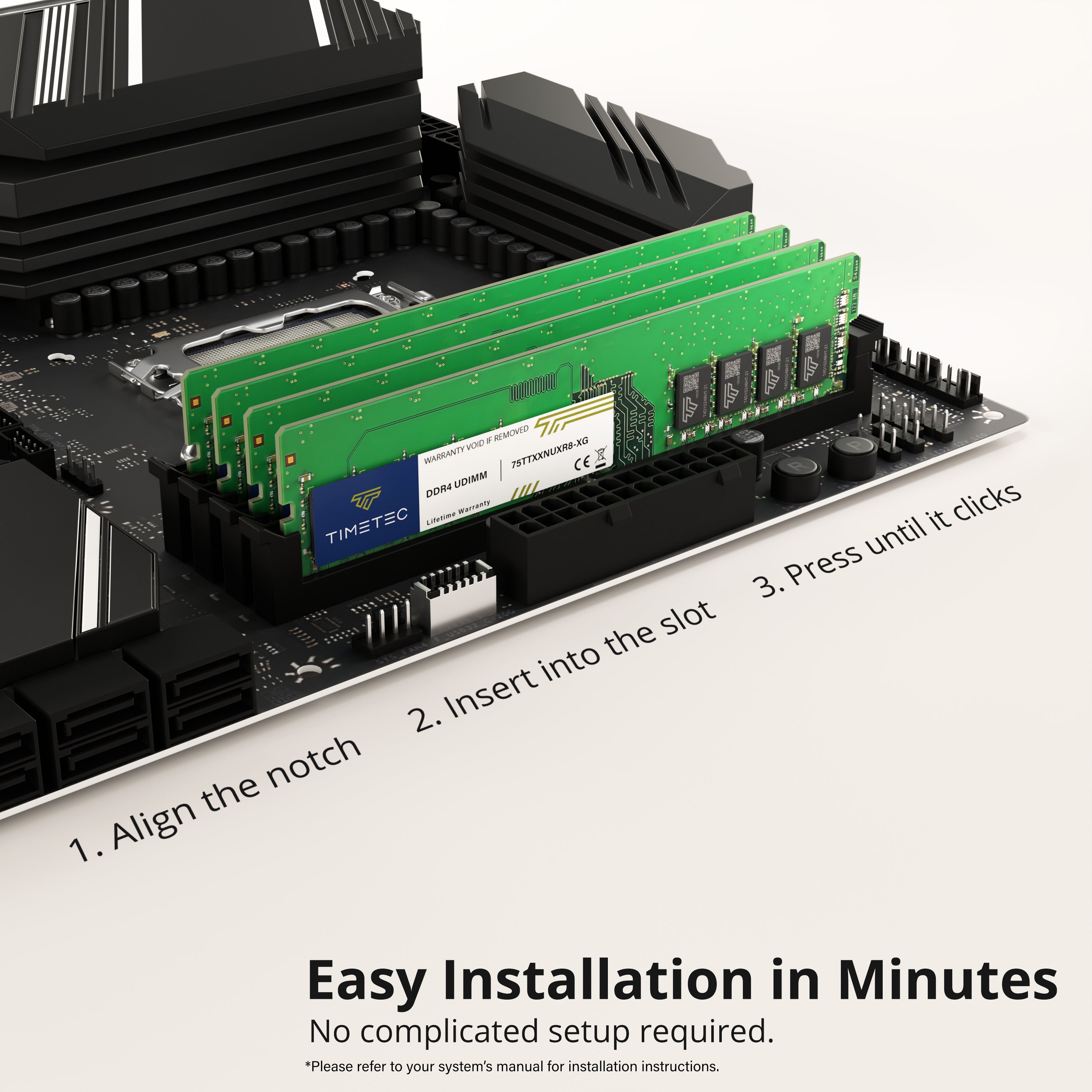 TIMETEC PREMIUM DDR4 UDIMM Desktop Memory
