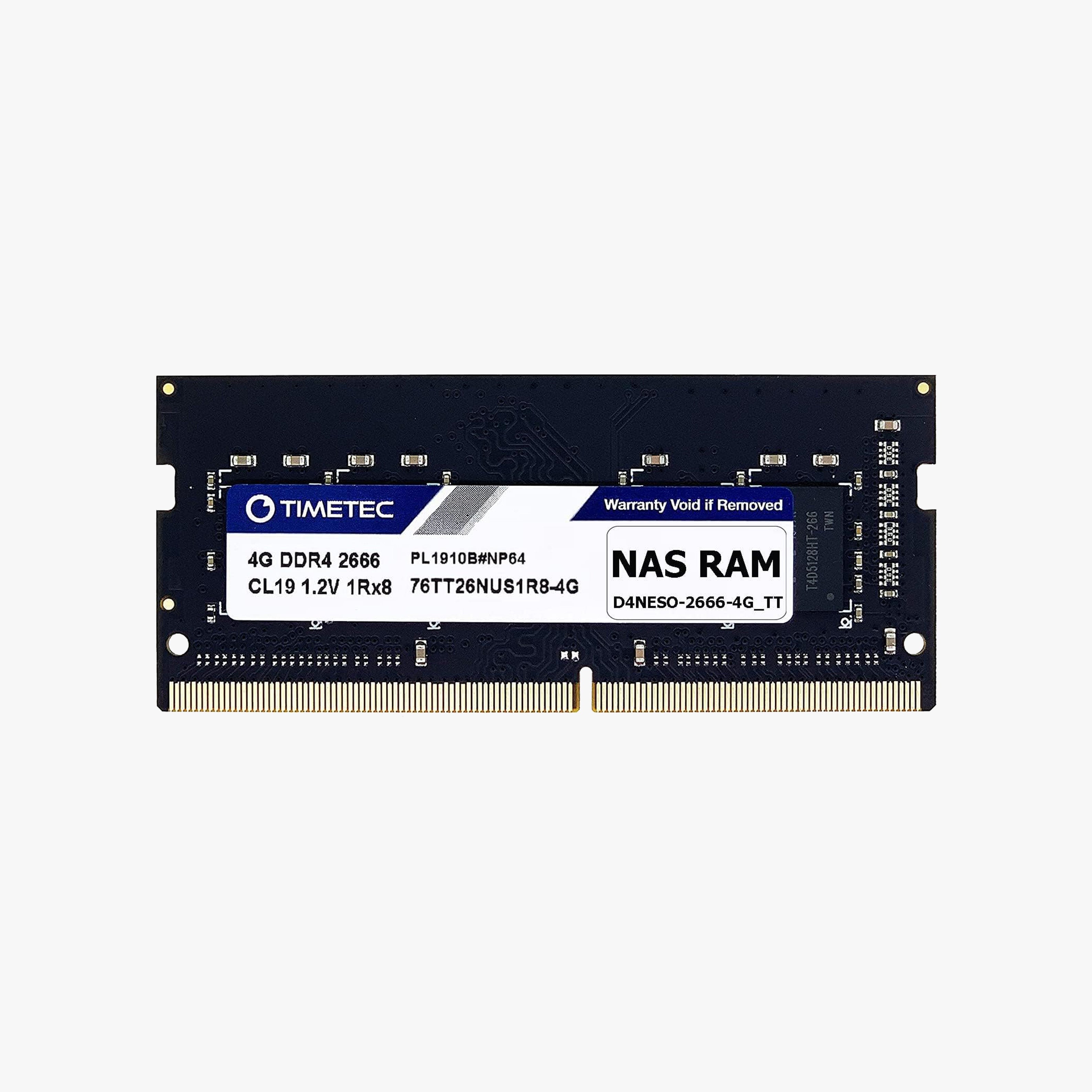 Timetec DDR4-2666 4GB Replacement for Synology D4NESO-2666-4G Non-ECC Unbuffered SODIMM