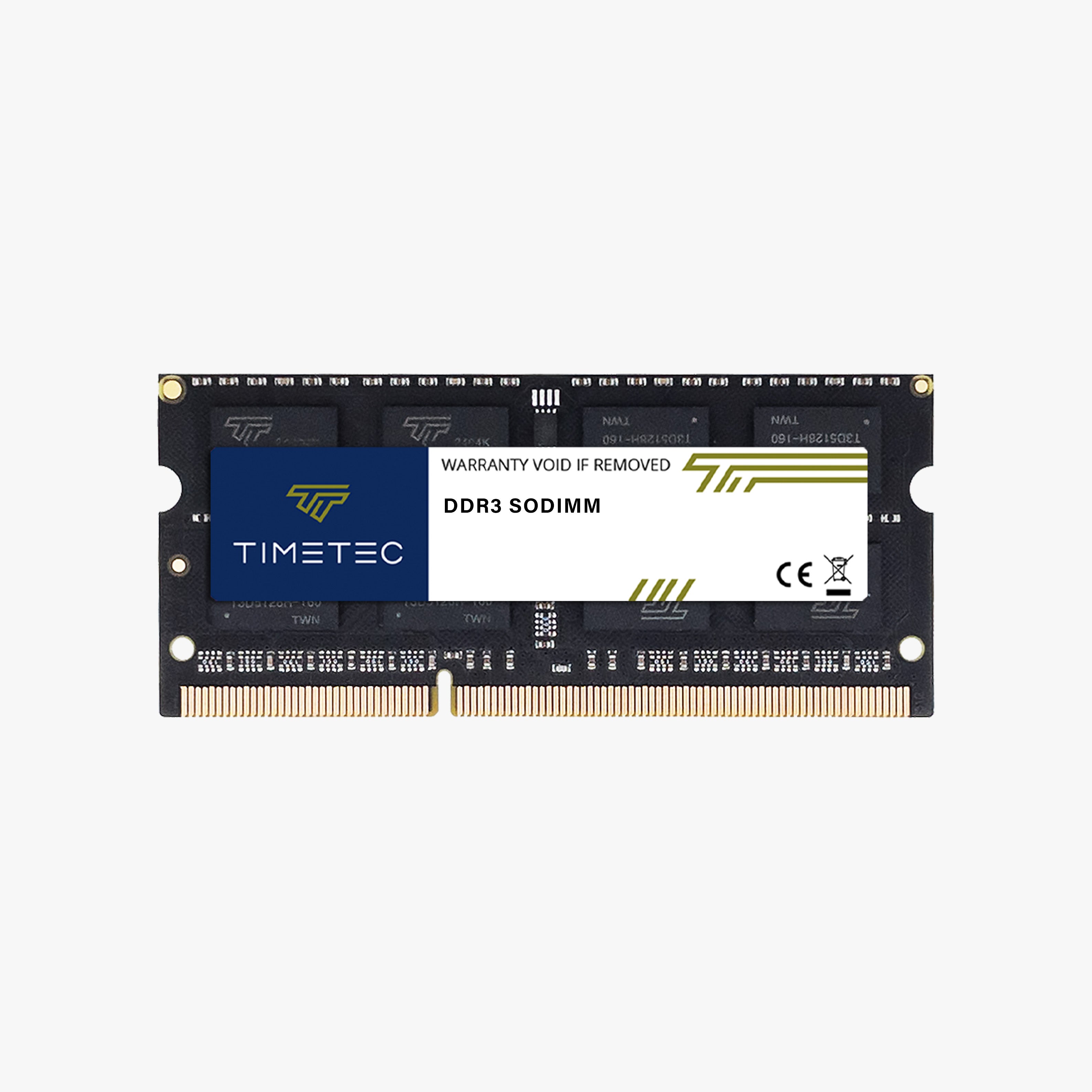 TIMETEC PREMIUM DDR3 SODIMM Laptop Memory Black PCB