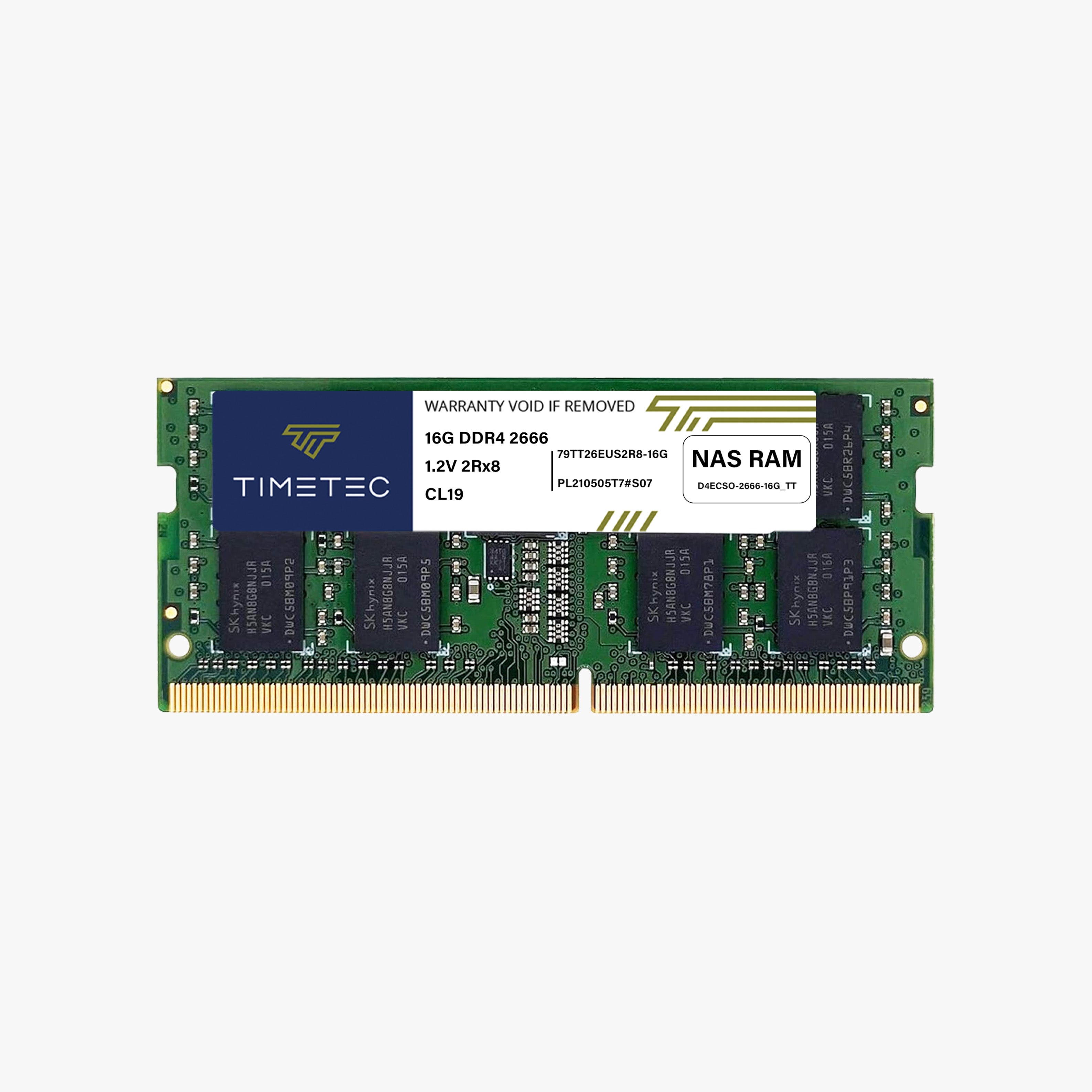 TIMETEC DDR4-2666 DDR4 ECC Unbuffered NAS Memory