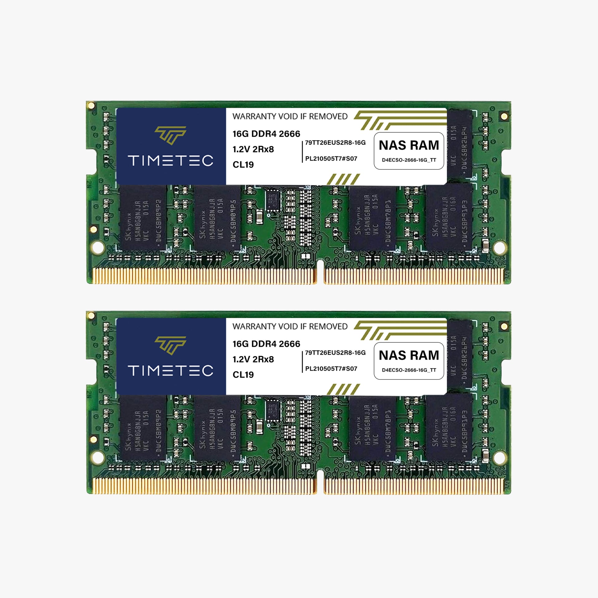 TIMETEC DDR4-2666 DDR4 ECC Unbuffered NAS Memory